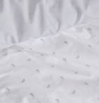 Parure de lit percale Alex nuage Tradilinge soldes -30% - Blancollection