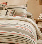 Parure housse de couette + taie Hugo sisal Soldes Tradilinge -30% - Blancollection