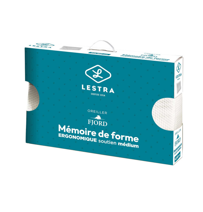 Oreiller Fjord Ergonomique Lestra - Blancollection