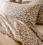 Taie d'oreiller percale Fauve beige Tradilinge - Blancollection