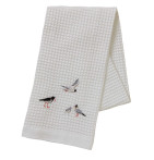 Serviette de toilette nid d'abeille Marée Basse Sylvie Thiriez