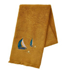 Serviette de toilette Au Large miel Sylvie Thiriez