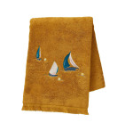 Drap de douche Au Large miel Sylvie Thiriez