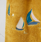 Drap de bain Au Large miel Sylvie Thiriez - Blancollection