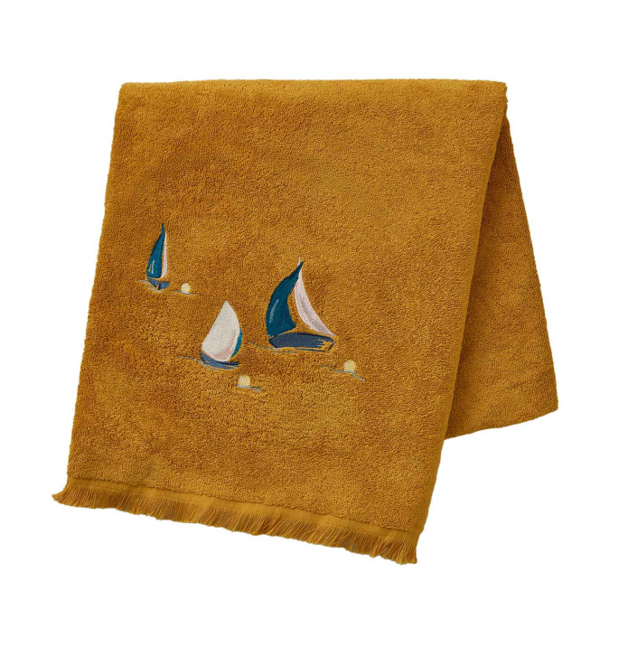 Drap de bain Au Large miel Sylvie Thiriez
