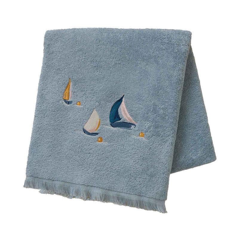 Drap de bain Au Large mer du nord Sylvie Thiriez