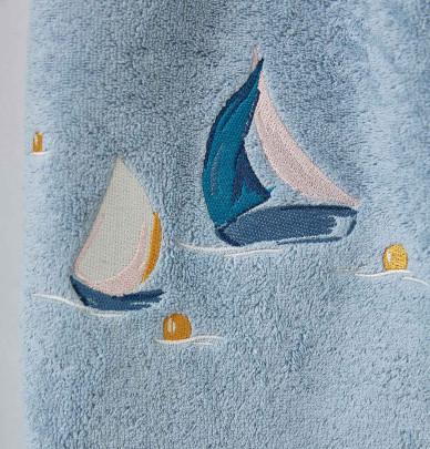 Drap de bain Au Large mer du nord Sylvie Thiriez