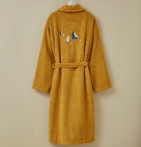 Peignoir de bain Au Large miel Sylvie Thiriez