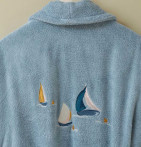 Peignoir de bain Au Large mer du nord Sylvie Thiriez