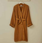 Peignoir nid d'abeille Bain de minuit jmoka Sylvie Thiriez