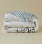 Housse de couette percale L'Oliveraie Sylvie Thiriez