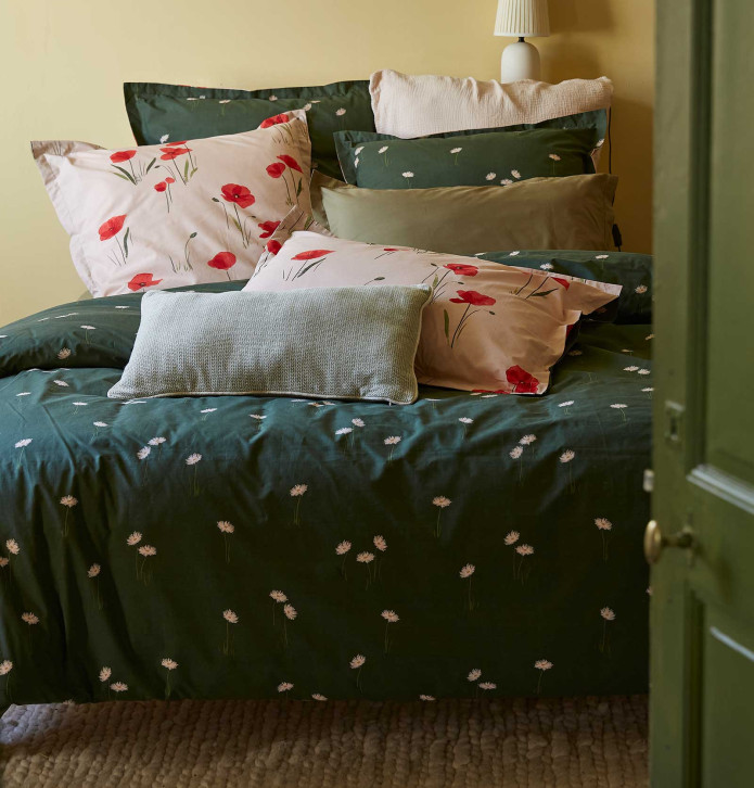 Housse de couette Un aire de prairie Sylvie Thiriez - Blancollection