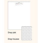 Parure de lit percale En terrasse Sylvie Thiriez - Blancollection