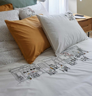 Parure de lit En terrasse Sylvie Thiriez