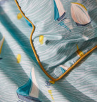 Taie d'oreiller Au Large Sylvie Thiriez - Blancollection