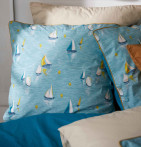 Parure de lit Au Large Sylvie Thiriez - Blancollection