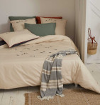 Housse de couette percale Marée Basse Sylvie Thiriez
