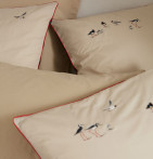 Parure de lit percale Marée Basse Sylvie Thiriez - Blancollection