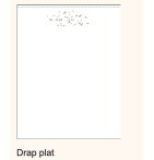 Parure de lit percale Promesse Sylvie Thiriez - Blancollection