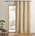 Rideau gaze de coton Epure ficelle Qabane