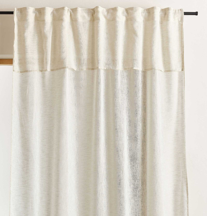 Voilage étamine Léonore Qabane - Blancollection