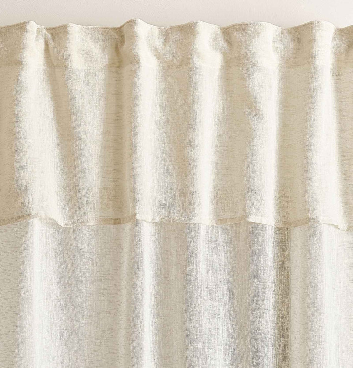 Voilage étamine Léonore Qabane - Blancollection