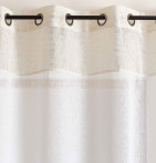 Voilage étamine Marceline Qabane - Blancollection