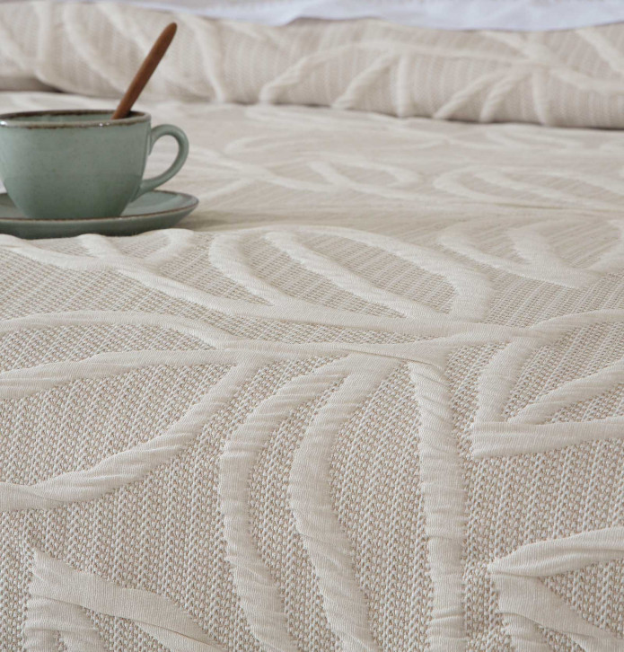 Jeté de lit Loreta Antilo - Blancollection