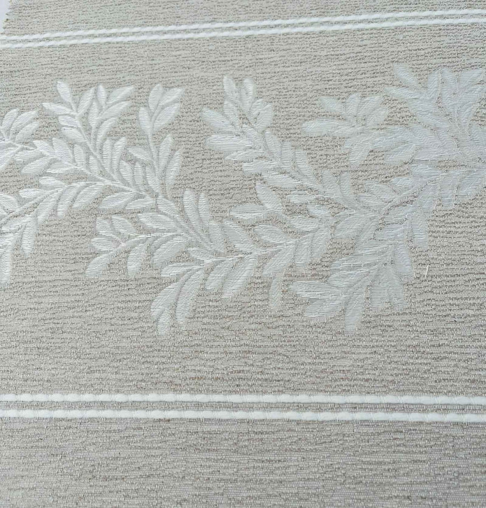 Couvre-lit matelassé et ses housses coussins Vernisa Antilo - Blancollection