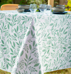 Nappe toile cirée Enora vert Calitex