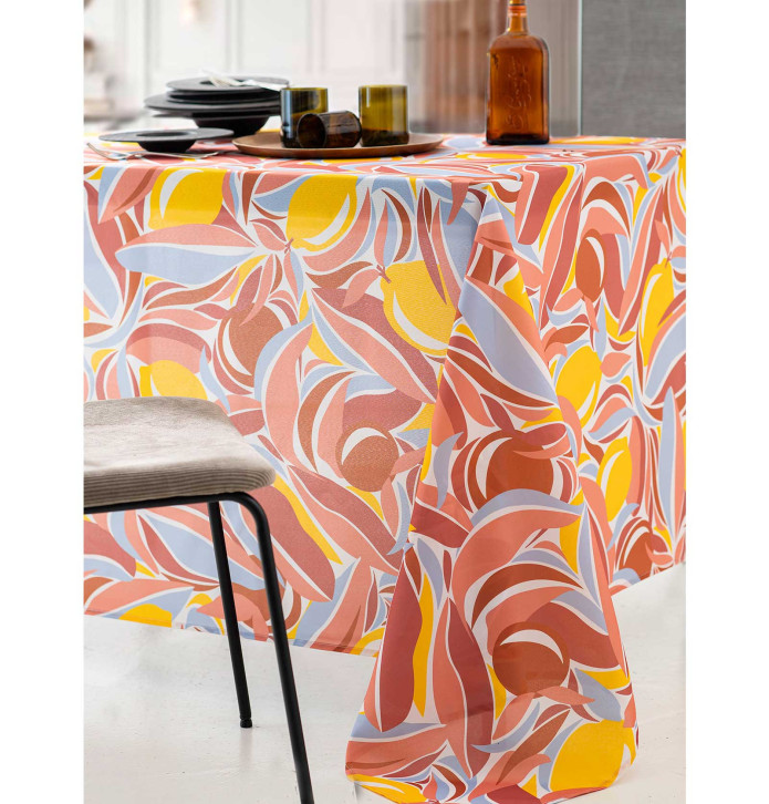 Nappe polyester Limone Calitex - Blancollection