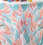 Nappe polyester Exotic Leaf Calitex - Blancollection