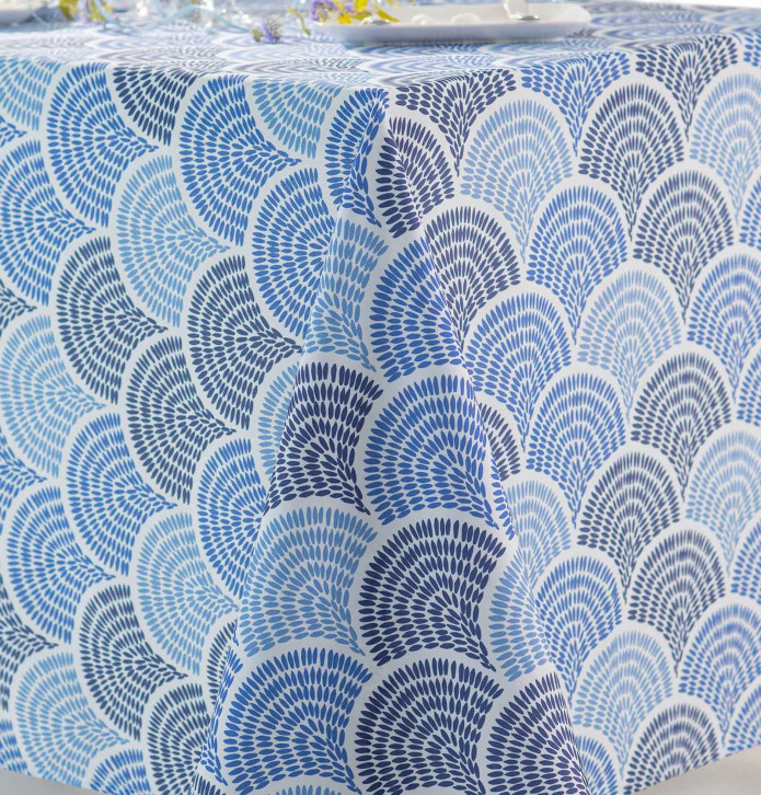 Nappe polyester Palmette Calitex - Blancollection