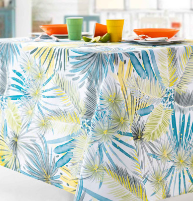 Nappe polyester Jungle Palm Calitex