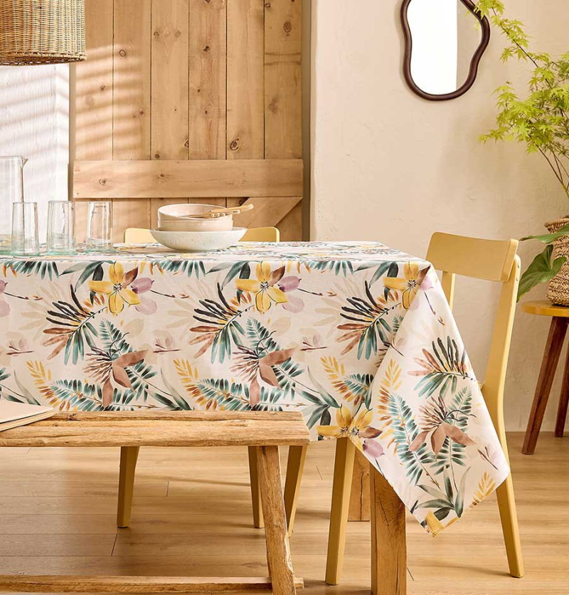 Nappe coton enduite Bengale Nydel