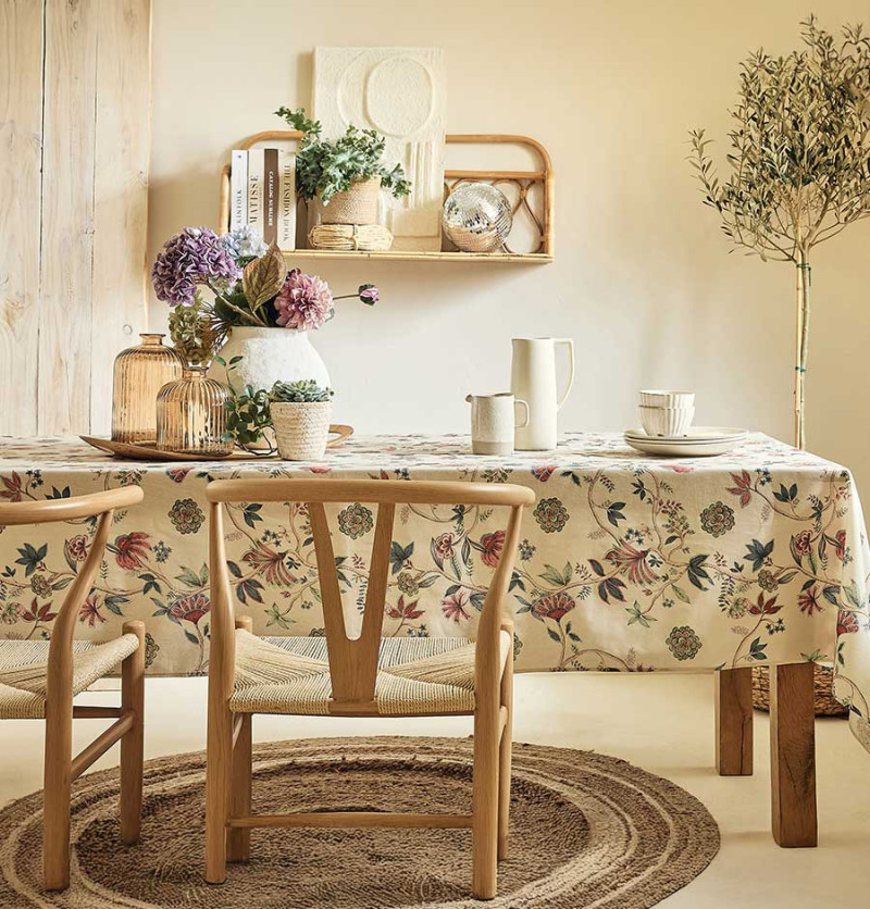 Nappe coton enduite Jaipur Nydel