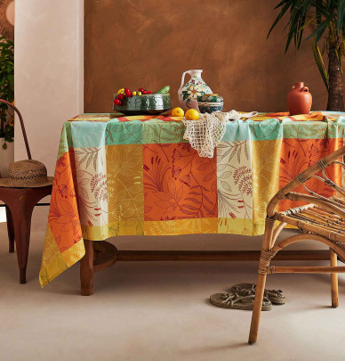 Nappe coton enduite PVC Epeautre Nydel