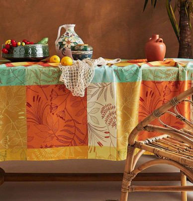 Nappe coton enduite PVC Epeautre Nydel