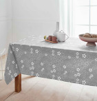 Nappe coton enduit PVC Lolipop gris Nydel