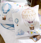 Parure de lit enfant percale Odyssée Tradilinge - Blancollection