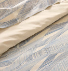 Drap Onde bleu Tradilinge - Blancollection