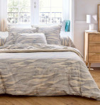 Housse de couette Onde bleu Tradilinge