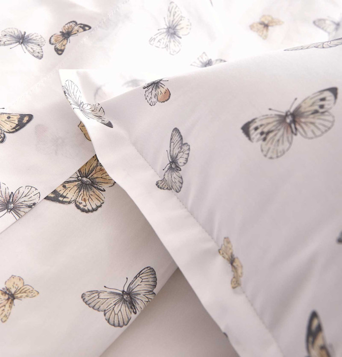 Taie d'oreiller percale Envol Tradilinge - Blancollection
