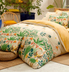 Housse de couette percale Calypso Tradilinge - Blancollection