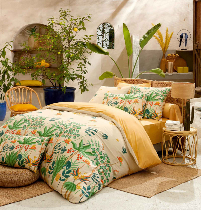 Taie d'oreiller percale Calypso Tradilinge - Blancollection