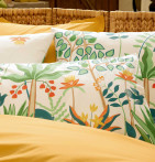 Parure de lit percale Calypso Tradilinge - Blancollection