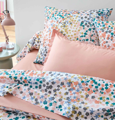 Taie de traversin percale Lolita opale Tradilinge