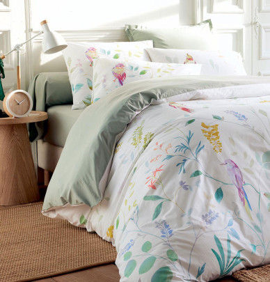 Housse de couette percale Zéphyr Tradilinge