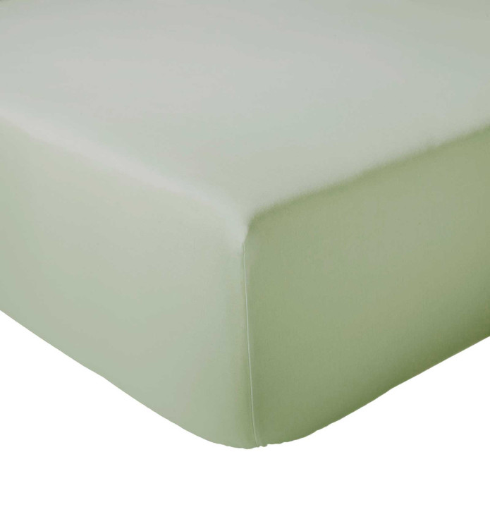 Drap housse coton amande Tradilinge