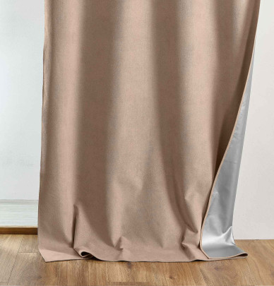 Rideau isolant Klima beige Qabane